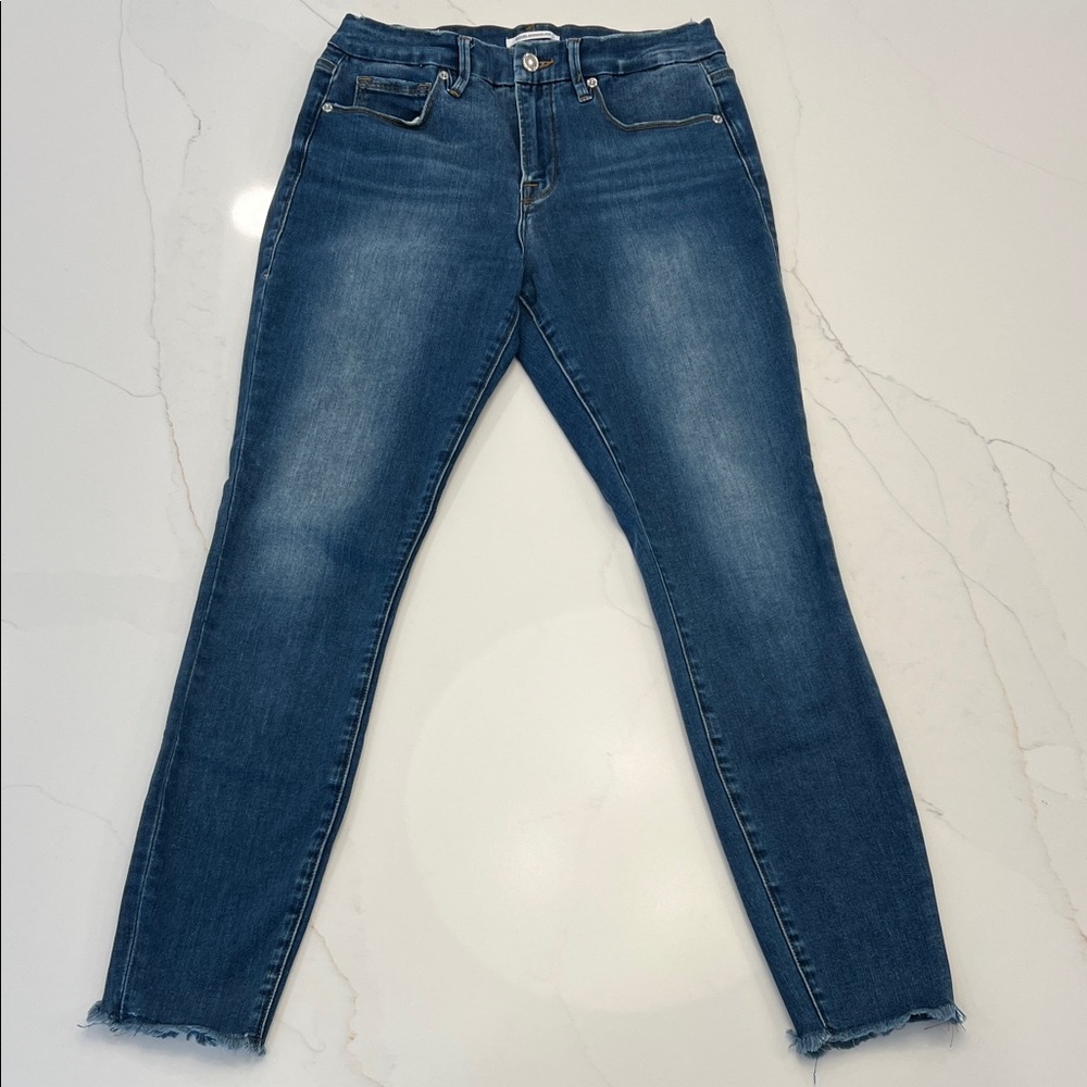 Good American Soft-tech Good Legs Skinny Jeans, size 29